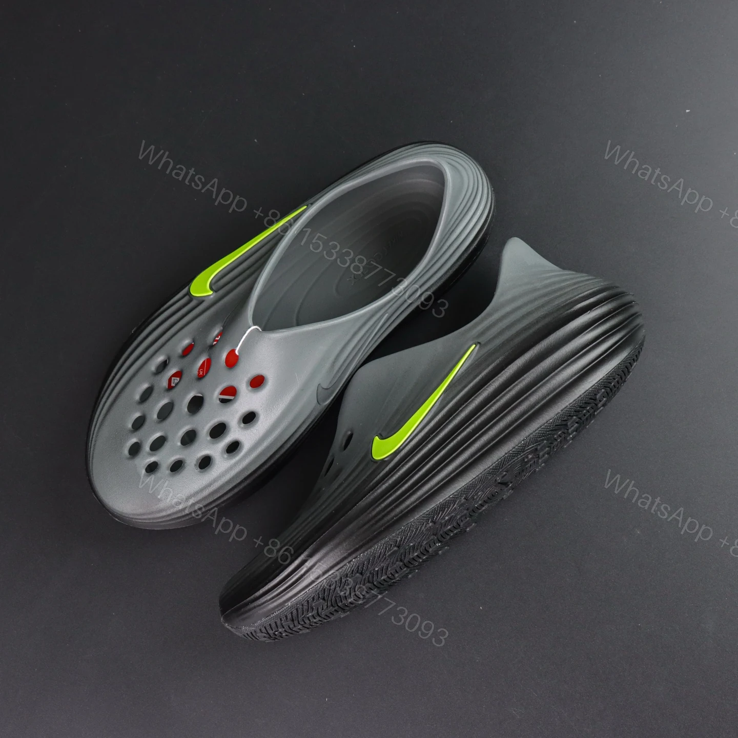 View 9 of Nike ReactX Rejuven8 Black Green