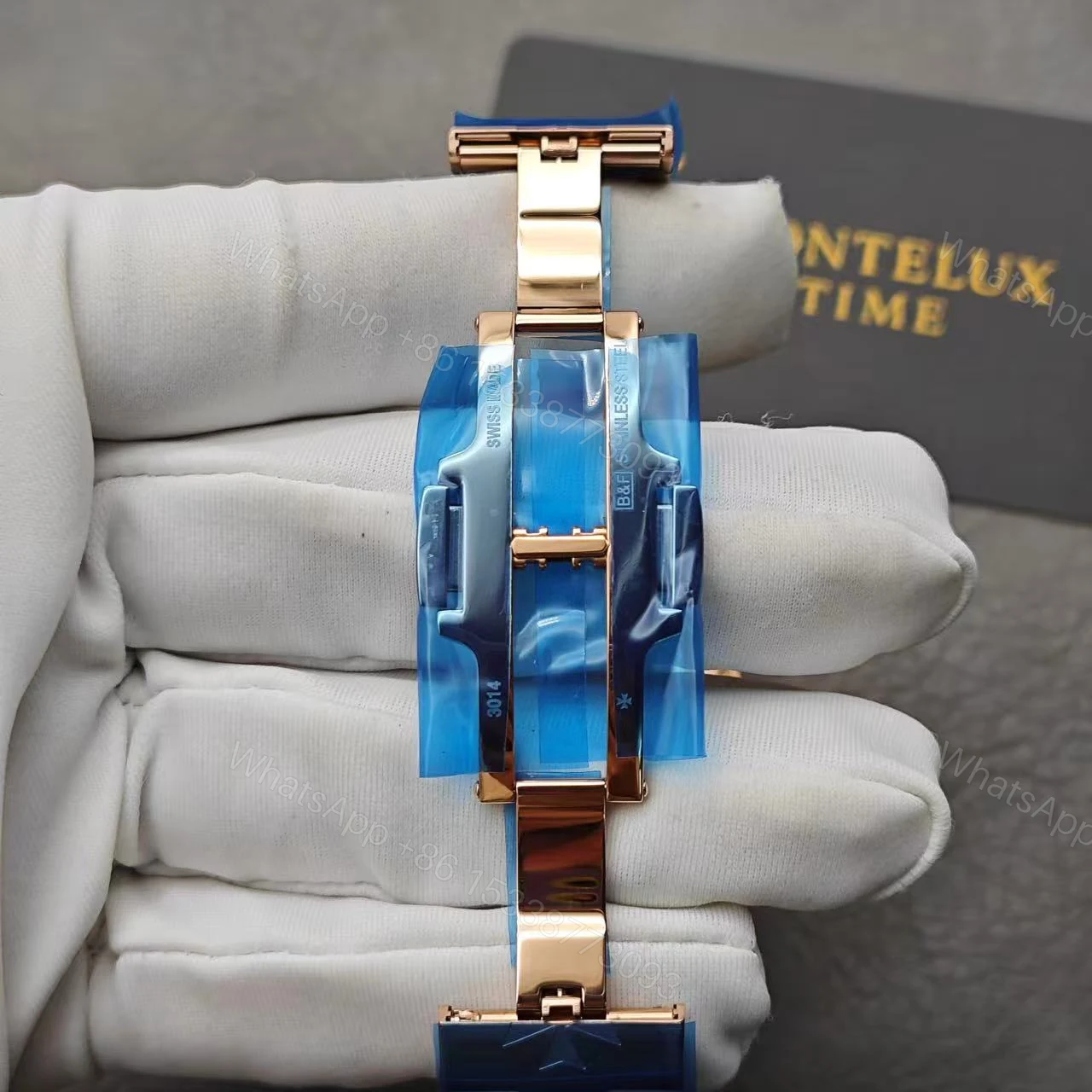 View 4 of Replica Patek Philippe Nautilus Diamond Bezel