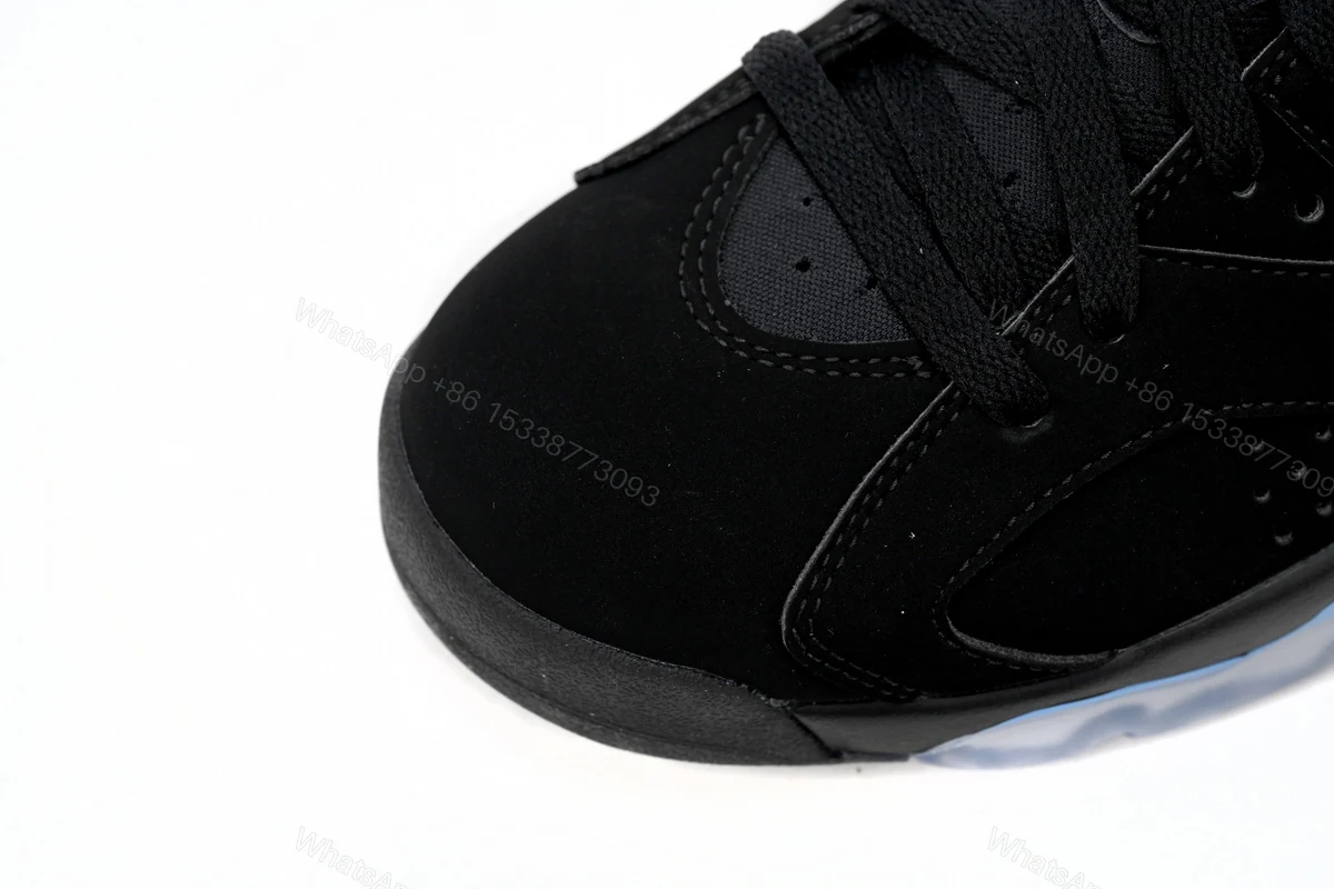 View 5 of Air Jordan 6 Black Blue 384664-006