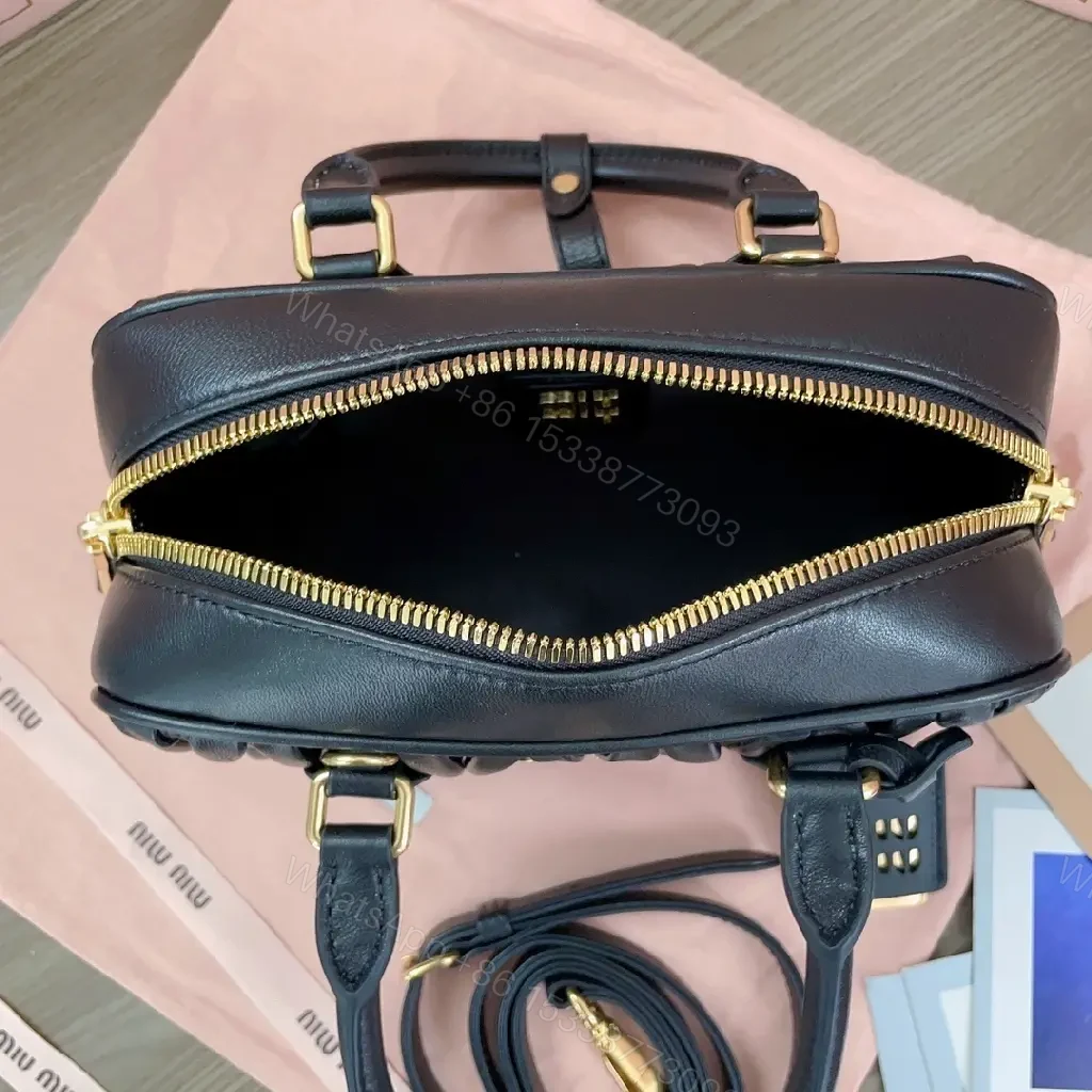 View 2 of Quilted Mini Bag with Gold Hardware: Modern Luxe Everyday