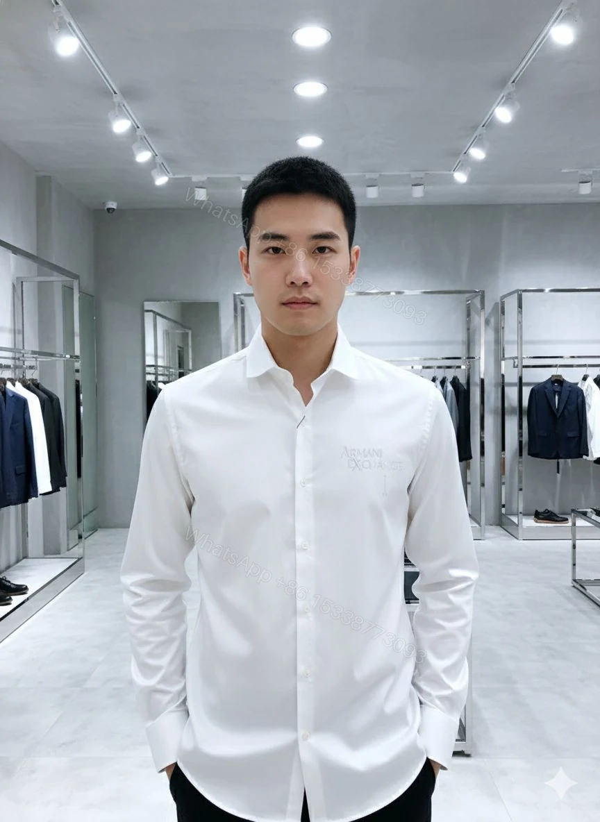View 3 of FIRST COPY ARMANI EXCHANGE PREMIUM ORIGINAL 2026 SHIRT