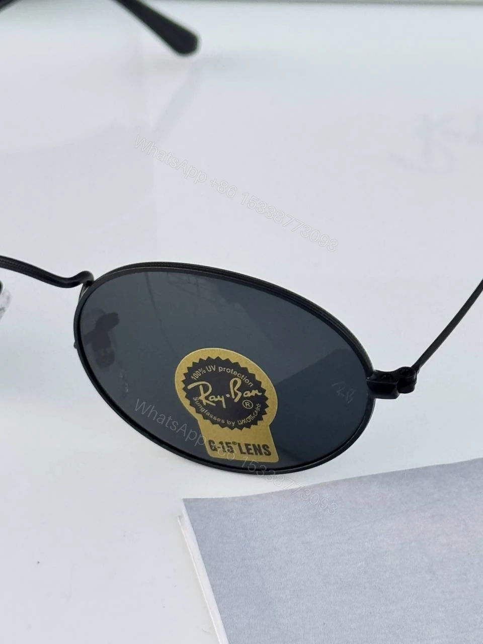 View 5 of First Copy RayBan 3547 Black Sunglasses