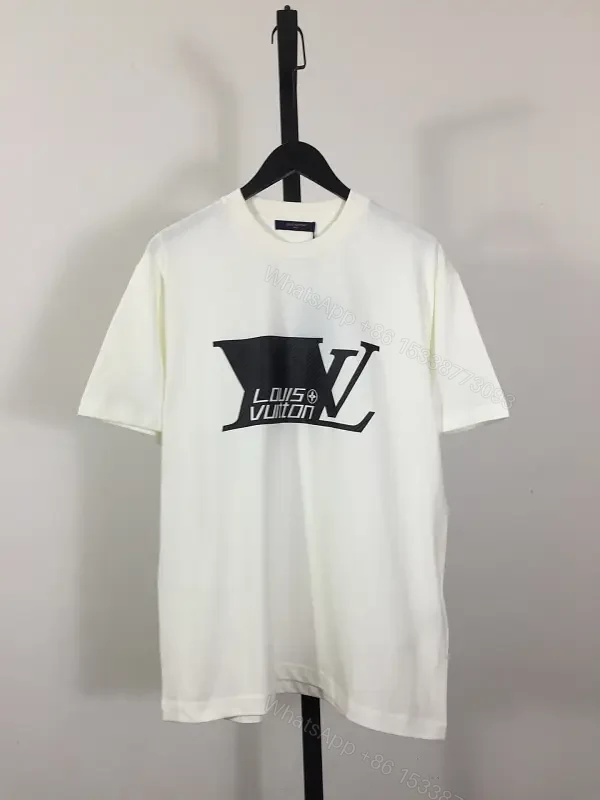 White Graphic Luxe Tee: Premium Cotton Crewneck Short Sleeve — view 1