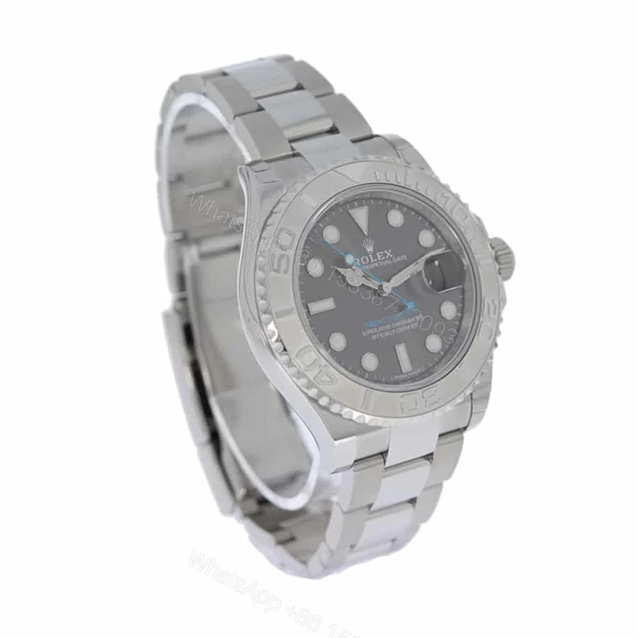 View 2 of Rolex Yacht-Master 126622 Super Clone : Rolesium Platinum Bezel Rhodium Dial 40mm