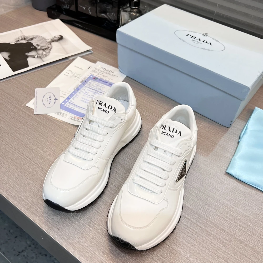 View 4 of Prada Re Nylon Sneaker White 1E804M 3LFV F0964