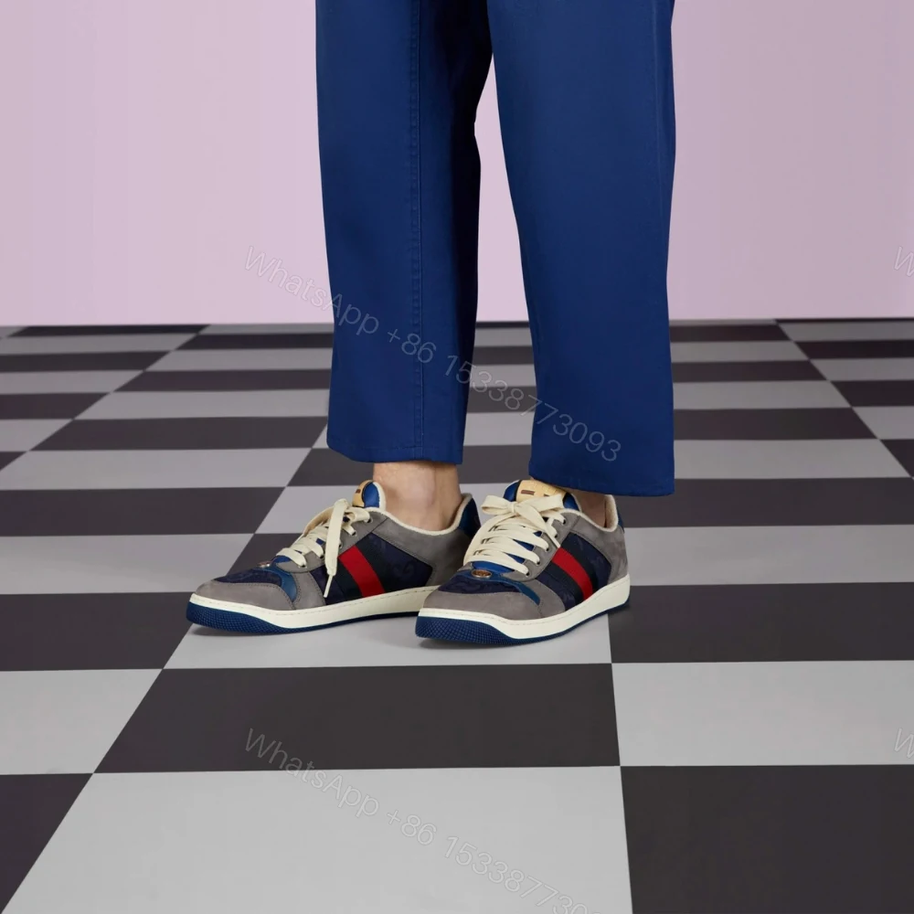 View 10 of Gucci GG Screener Sneaker Grey Suede