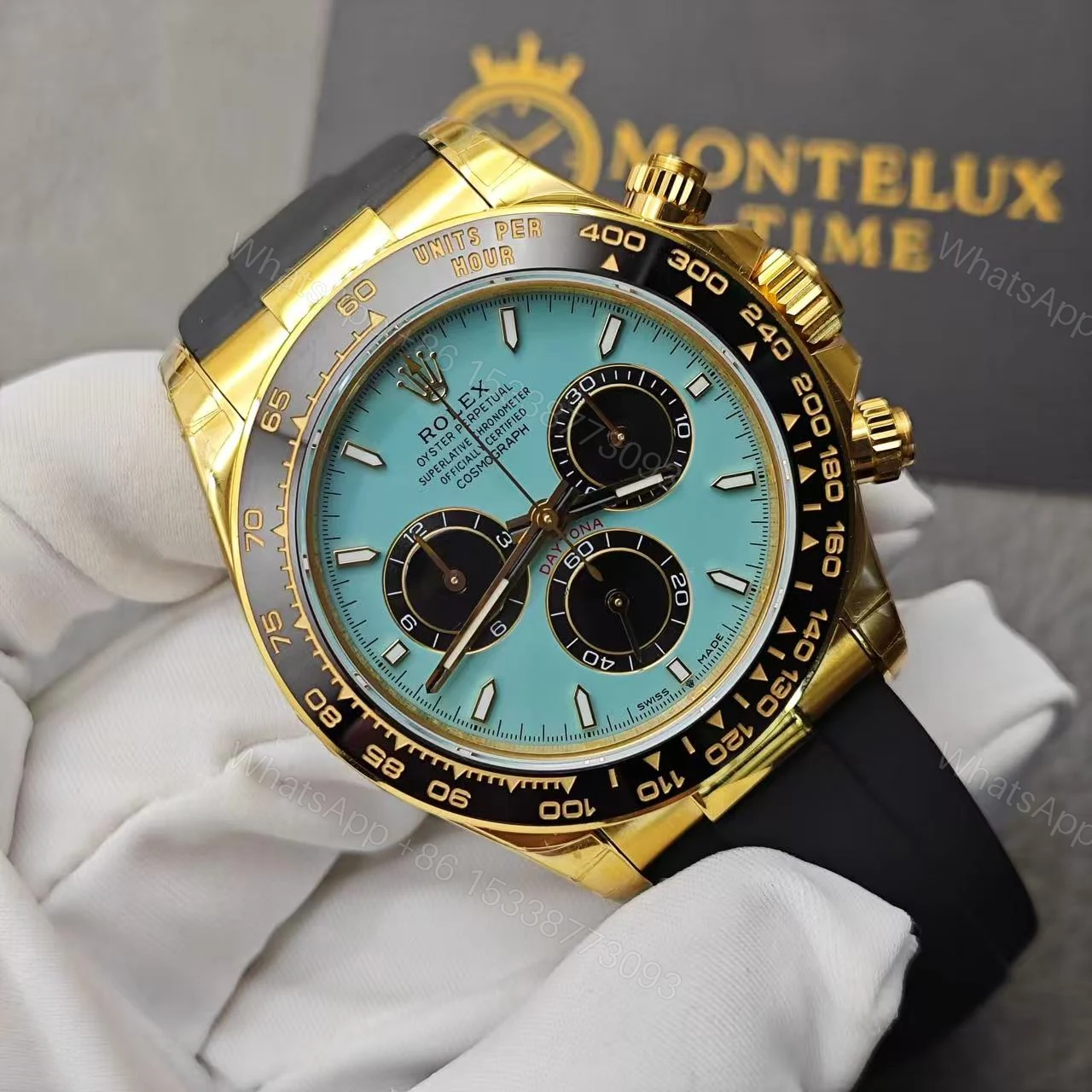 View 3 of Superclone Rolex Daytona 40 mm 126518LN Tiffany Dial