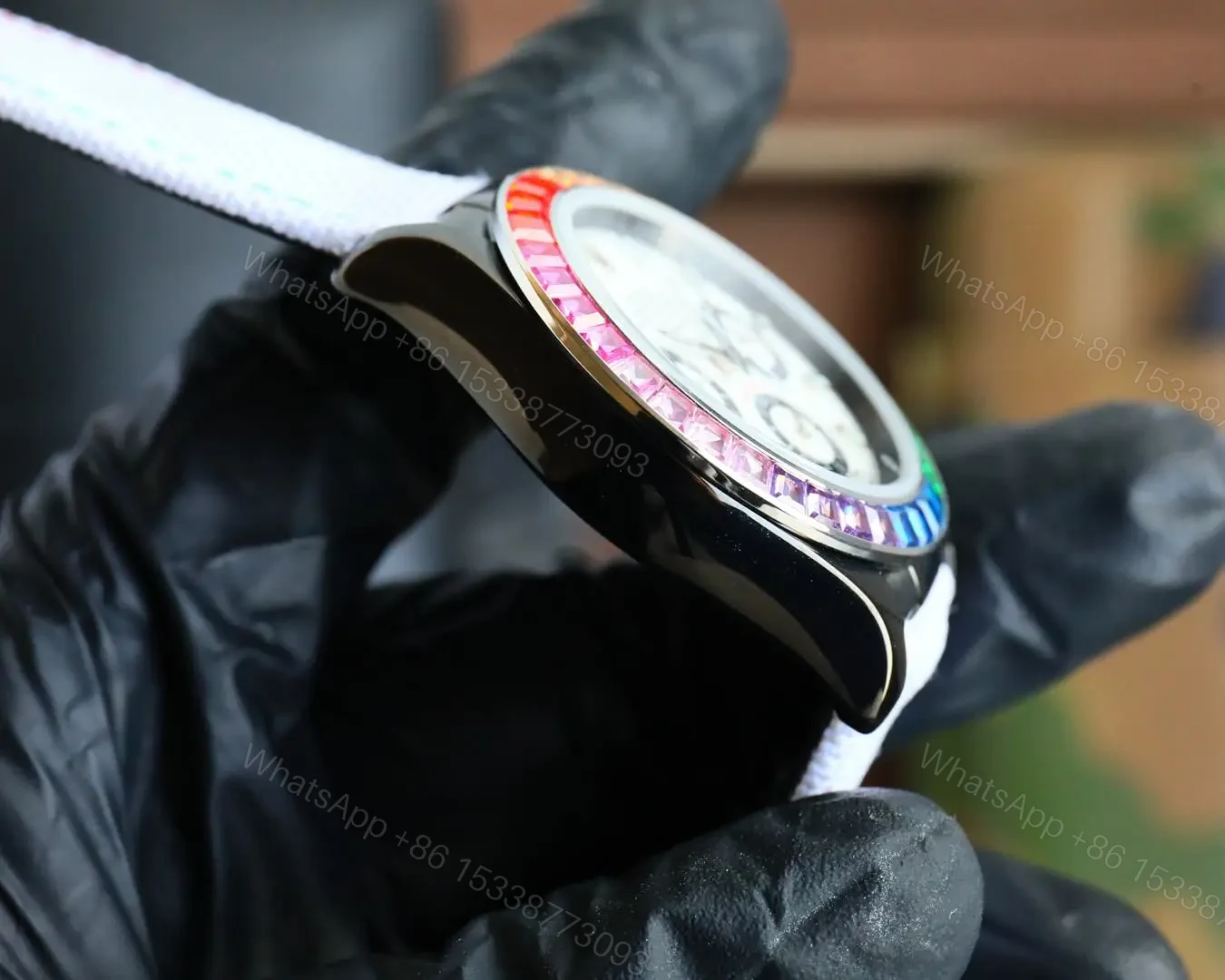 View 5 of Rolex Daytona Rainbow White Dial Edition 40mm 116599RBOW