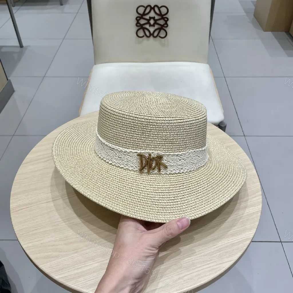 View 6 of Neutral Straw Fedora with Gold Charm Hat