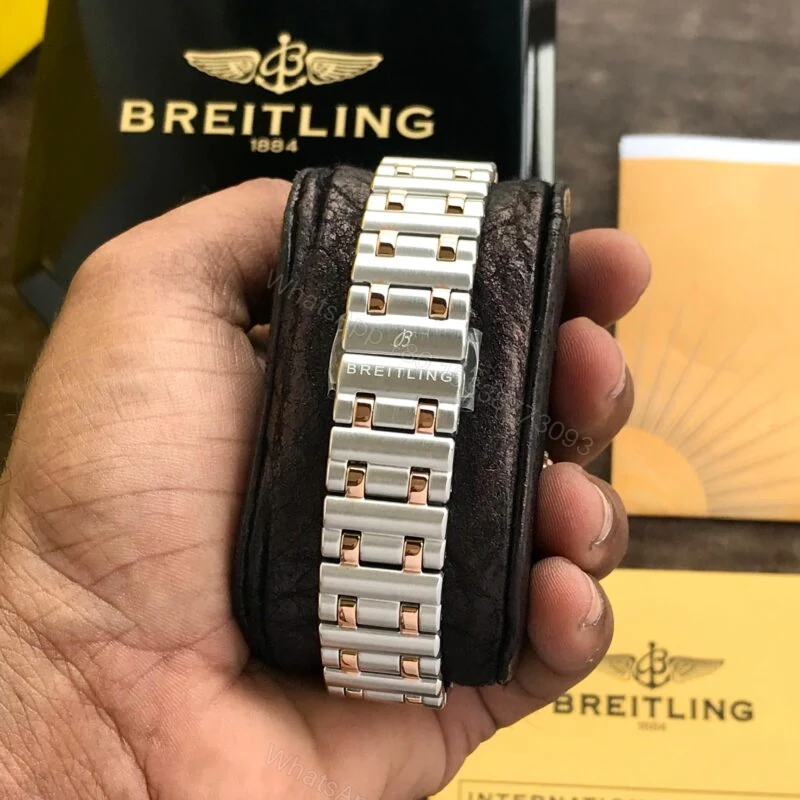 View 5 of Breitling Chronomat B01 38MM Rose Gold Dial Quartz