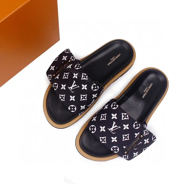 View 5 of Bold Monogram Slide-Ons: All-Season Comfort