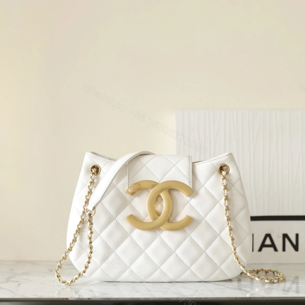 View 3 of 高仿Chanel*24C系列AS4609圓挎包白色大號免檢版