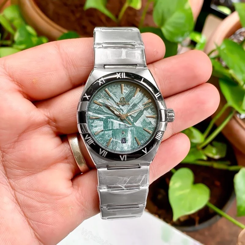 View 2 of Omega Constellation Green Meteorite 41mm Automatic