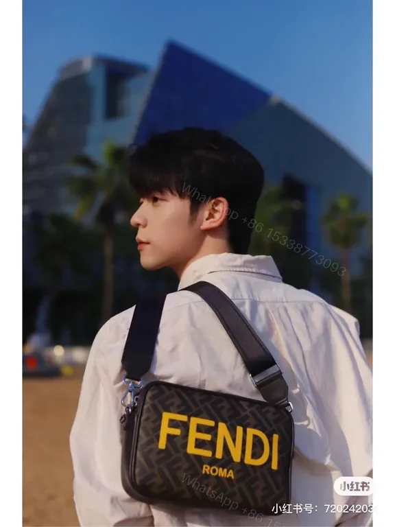 View 5 of Bold Monogram Crossbody with Fendi Touch Bag