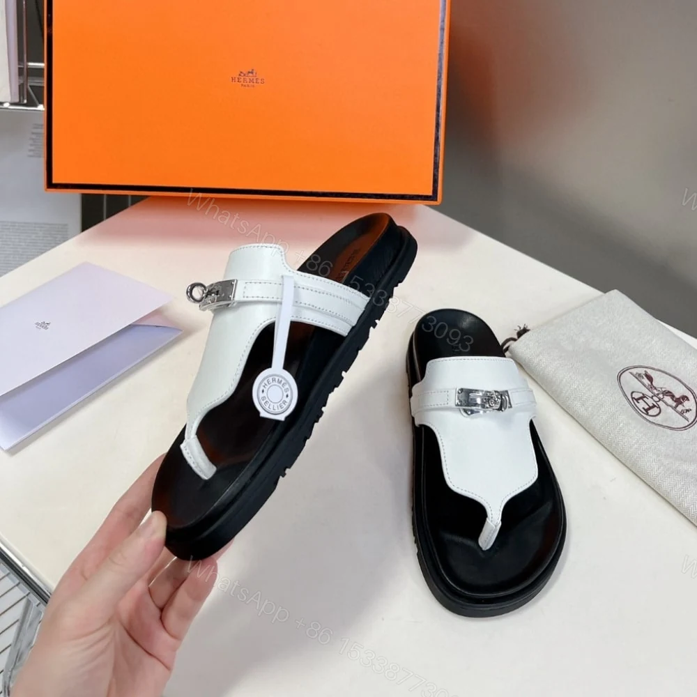 View 2 of HERMES EMPIRE SANDAL BLANC H221074Z 90350
