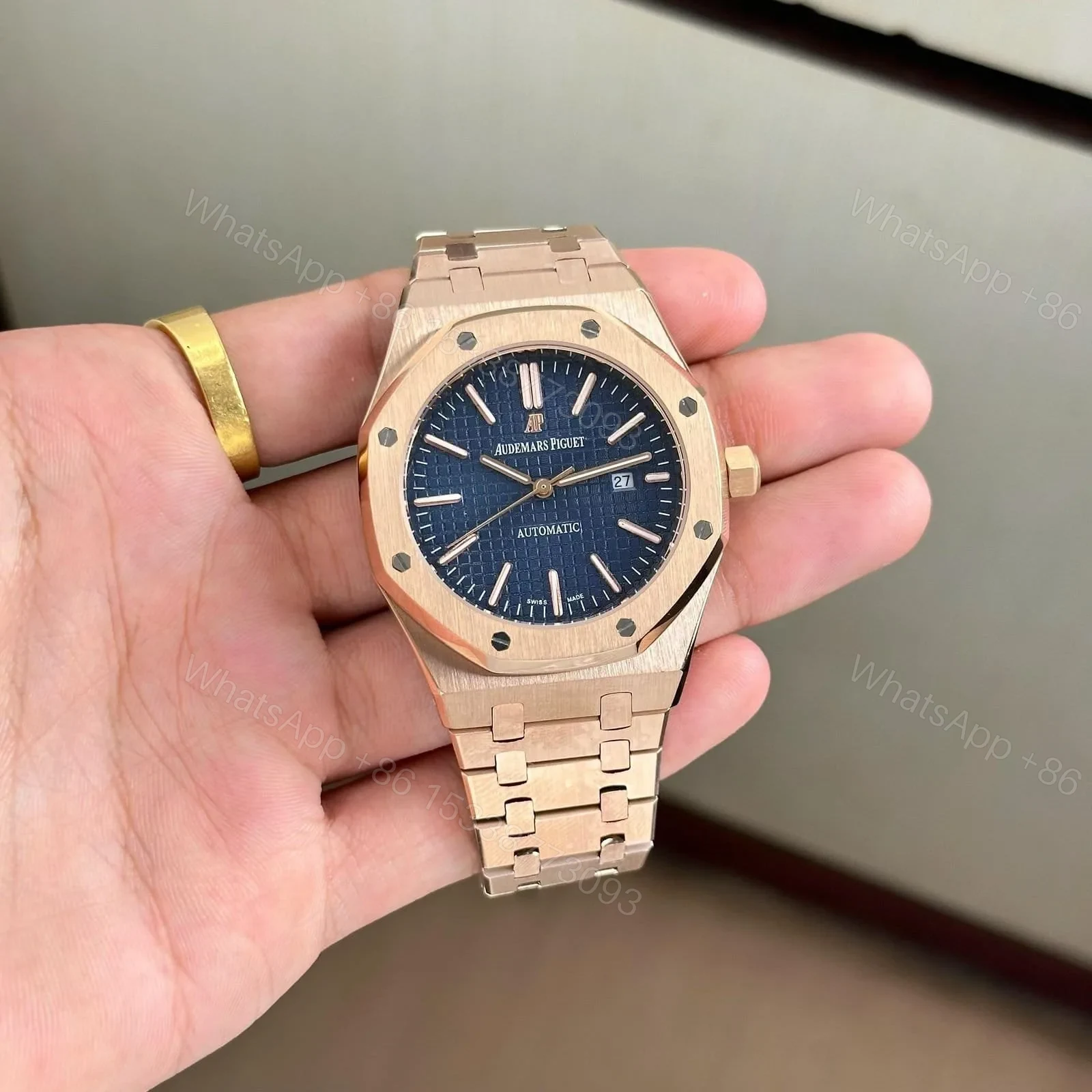 View 3 of Audemars Piguet Royal Oak 43mm, Rose Gold Finish