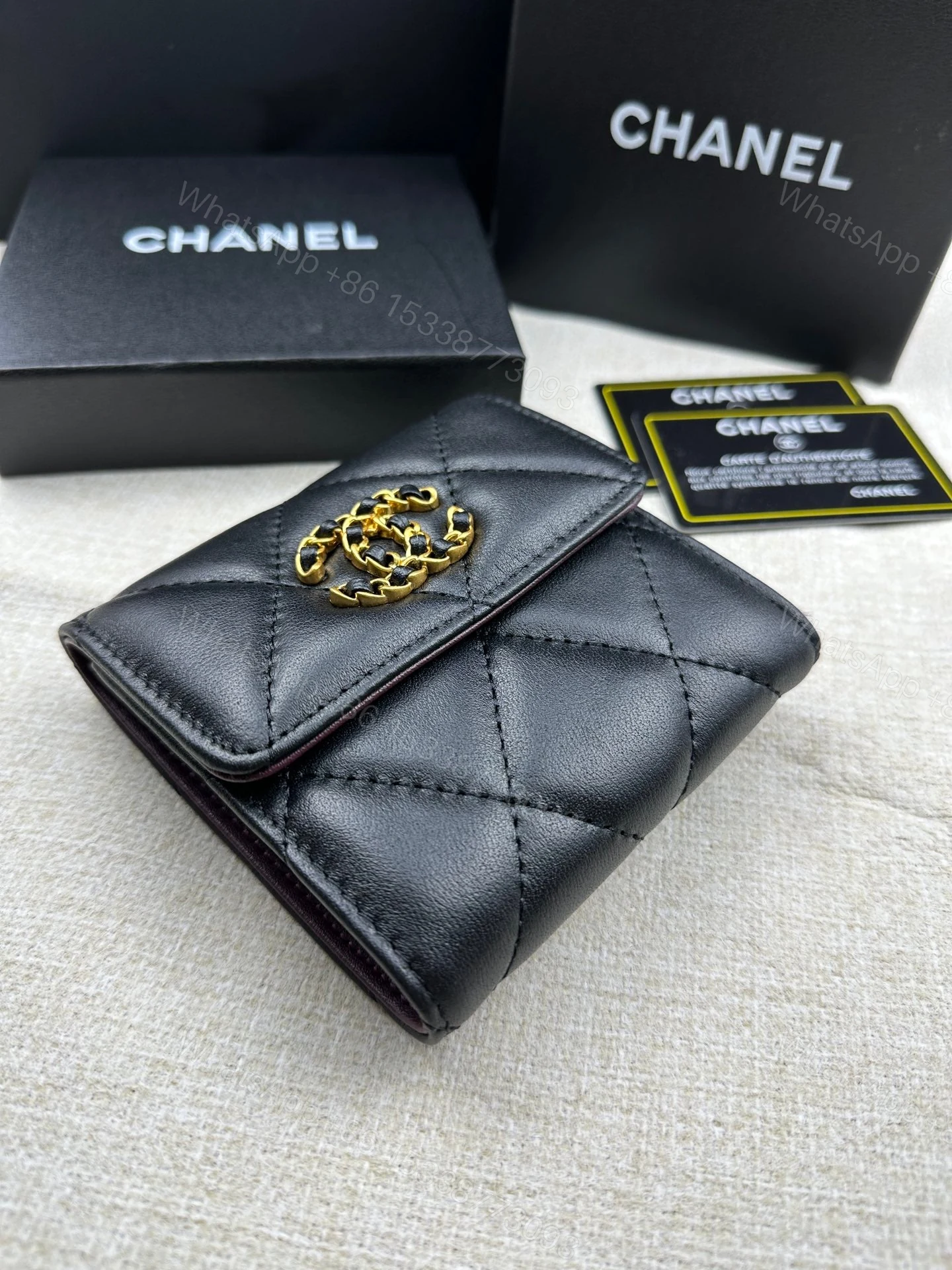 View 6 of Chanel 19 Small Flap Wallet