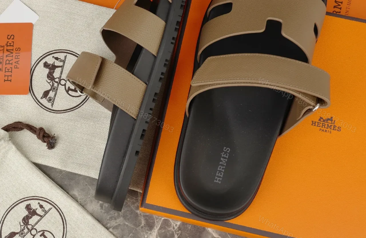 View 2 of Taupe Leather Arch-Stride Sandals: Luxe Everyday Comfort