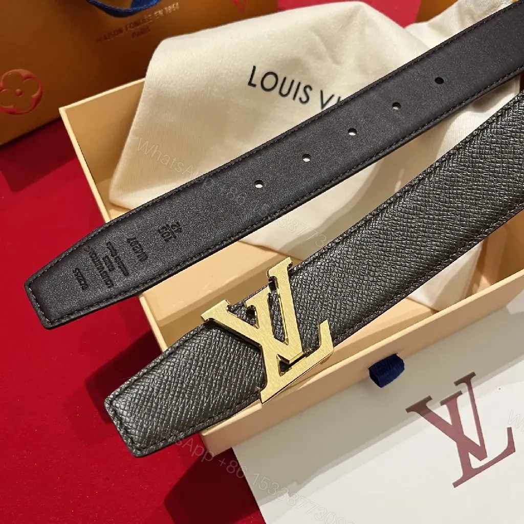 View 5 of Structured Black Leather Belt with Gold Buckle - Premium Durability