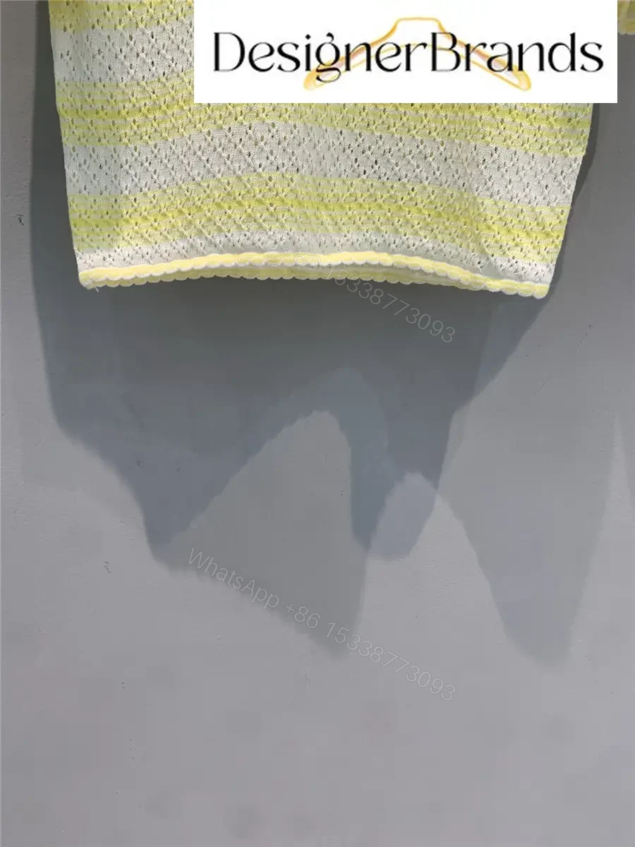 View 3 of LOEWE Paula Ibiza Cotton-Blend Short-Sleeve Knit Sweater
