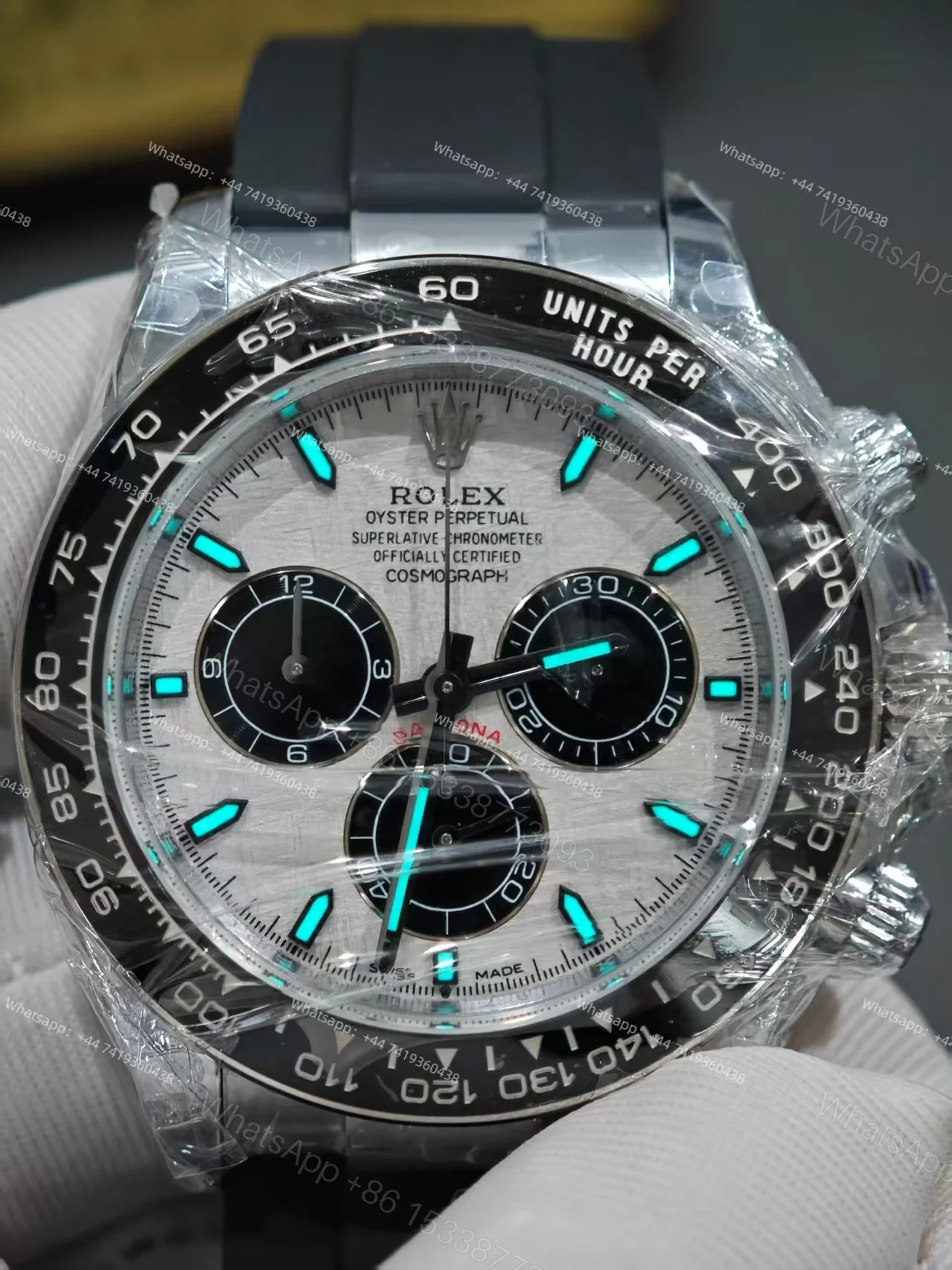 View 16 of Rolex Super Clone Daytona M126519LN-0007 Meteorite Dial 4131 Movement