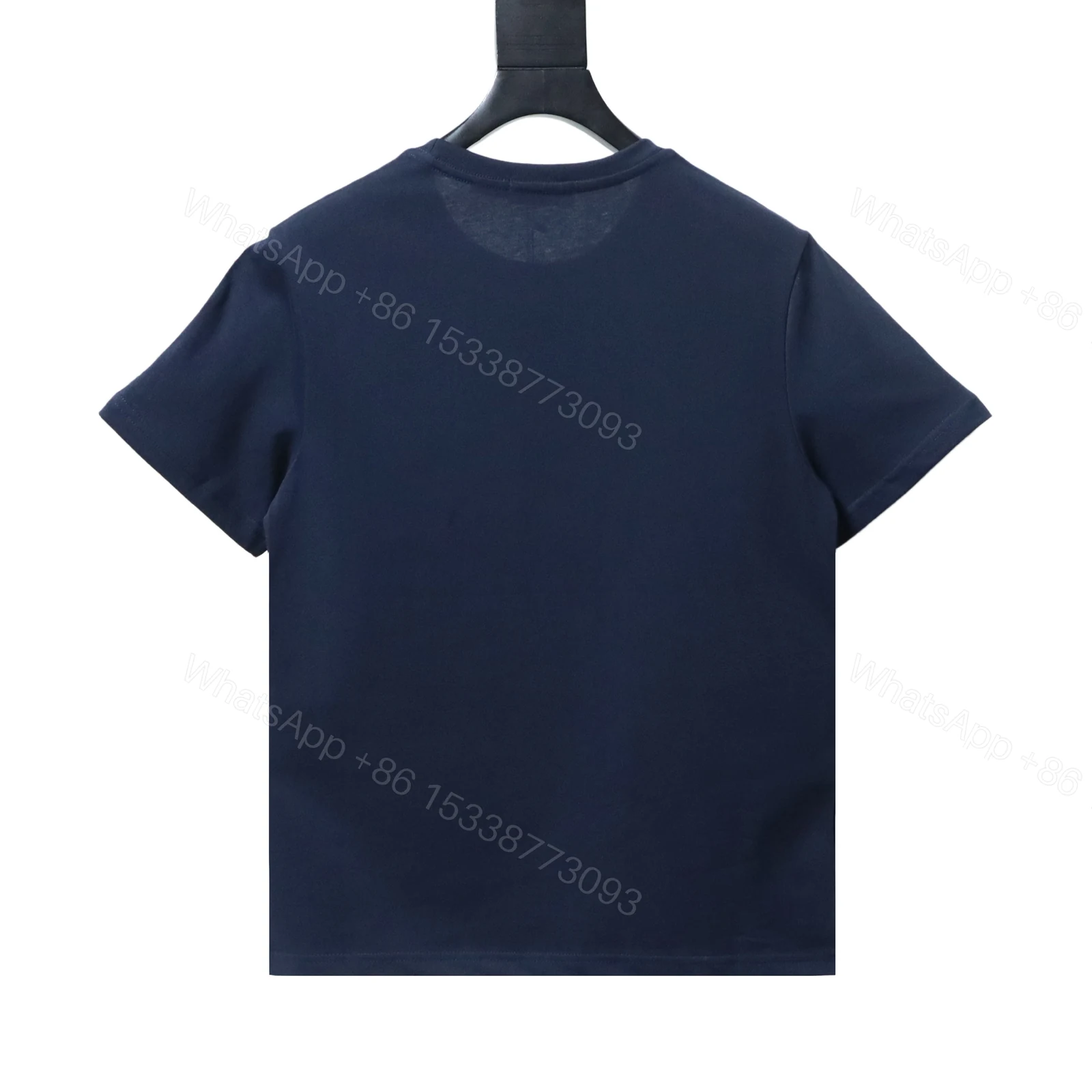 Polo Ralph Lauren Small horse with round-neck short-sleeved shirt dark blue — view 2