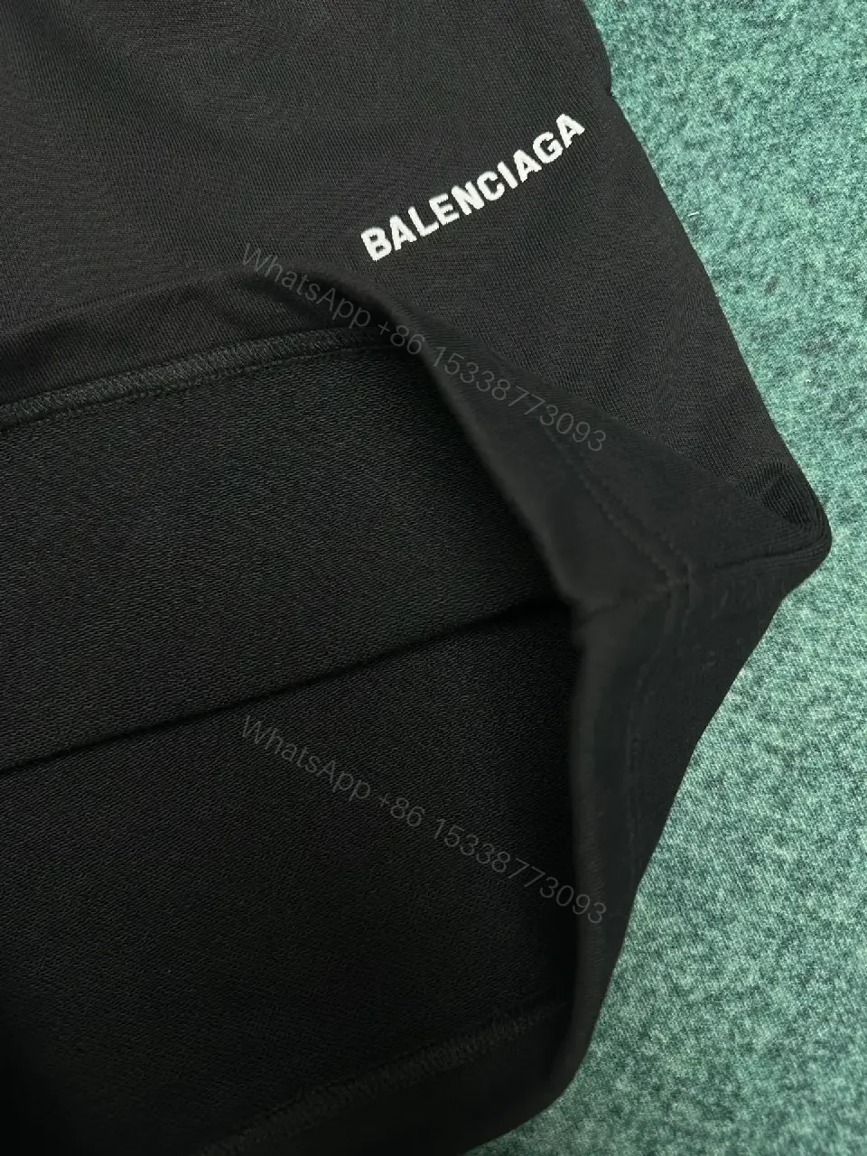 View 5 of Black Quick-Dry Swim Shorts | Minimalist, Structured, All-Day Comfort