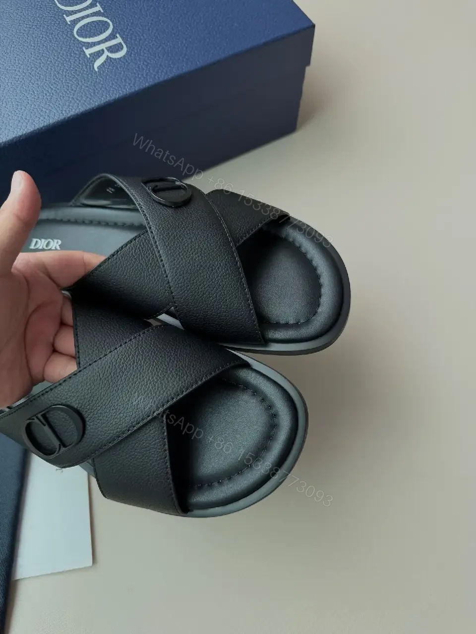 View 8 of Chic Leather Sandals: Minimalist Luxury, Comfort Elevation
