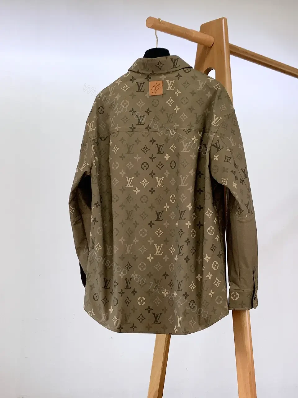 View 6 of Olive Monogram Jacket: Modern Luxury, All‐Day Comfort