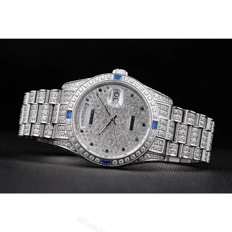 View 5 of Superclone Rolex Day-Date Diamond Dial 621613 37 mm