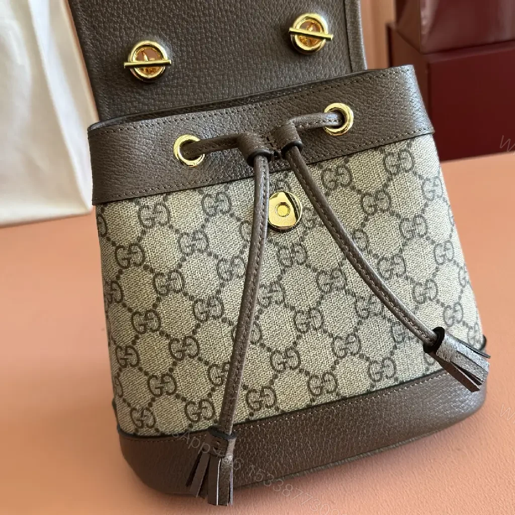 View 4 of Compact Signature Crossbody: GG Supreme, Web Strap, Mini Bag