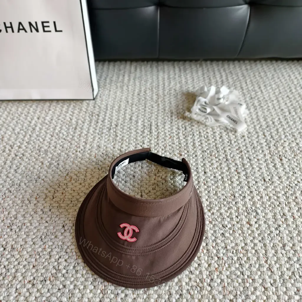 View 8 of Chocolate Brown Visor Cap: Sculpted Silhouette, All-Day Luxury