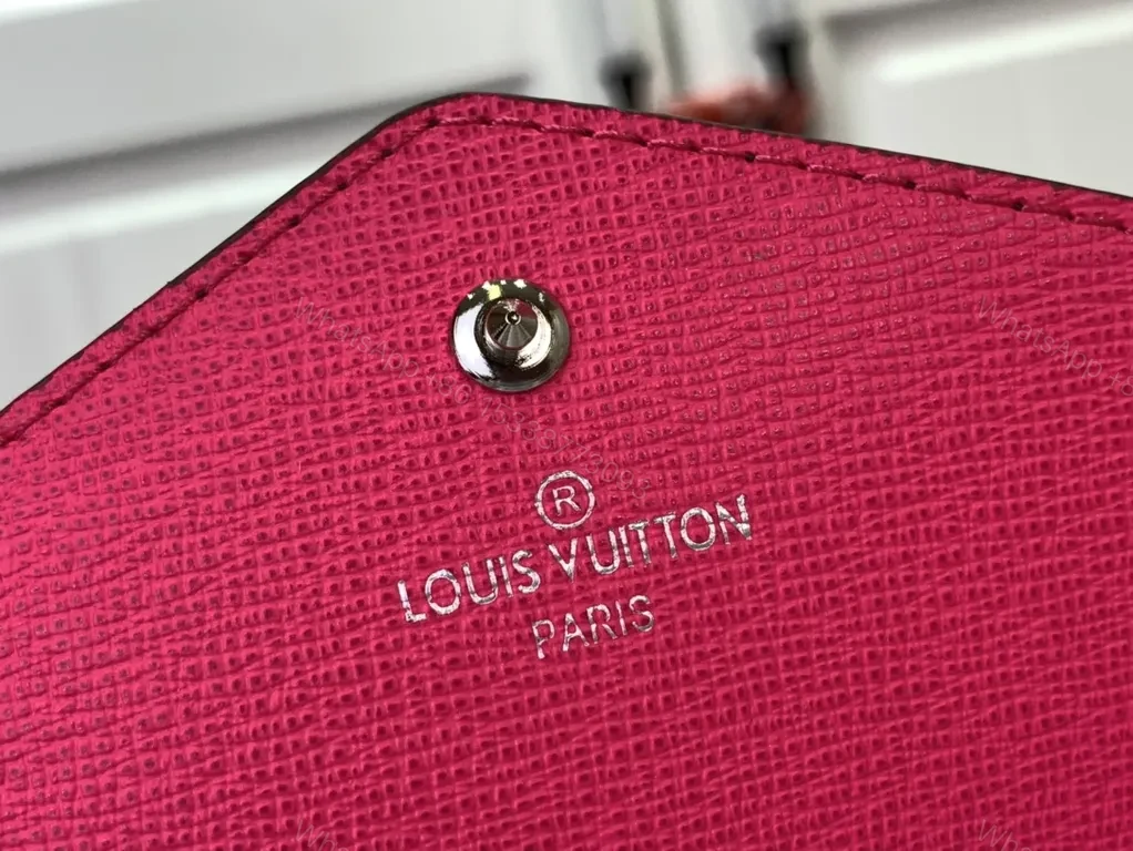 View 7 of Monogram Contrast Kit: Pink Leather Accents Tote Set