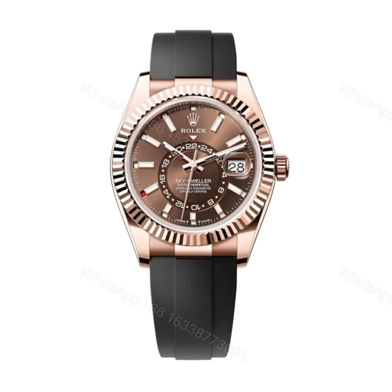 Superclone Rolex Sky-Dweller Chocolate Dial 336235 — view 1