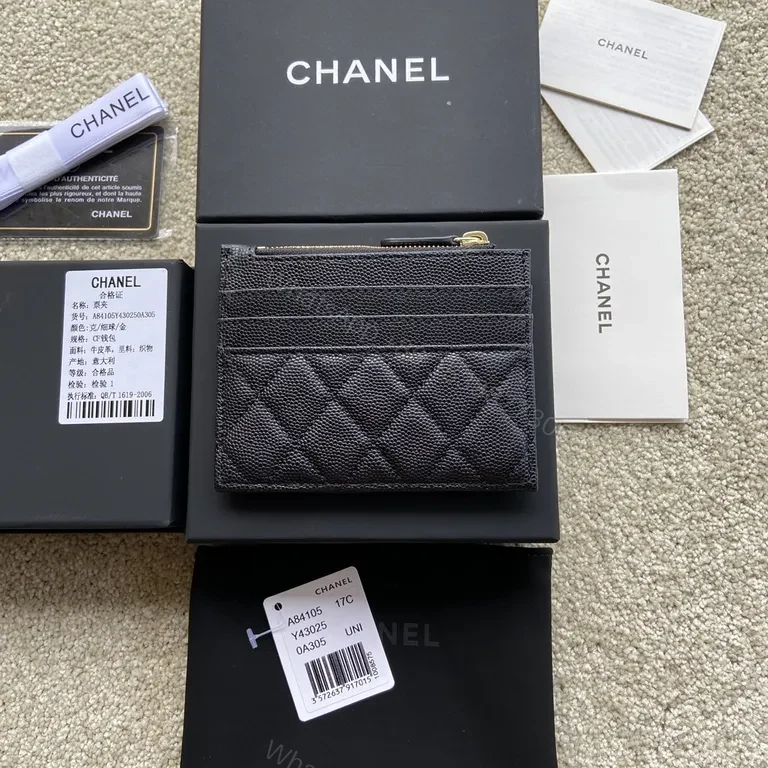 View 5 of Chanel Style Cardholder: Quilted Luxury in Compact Icon