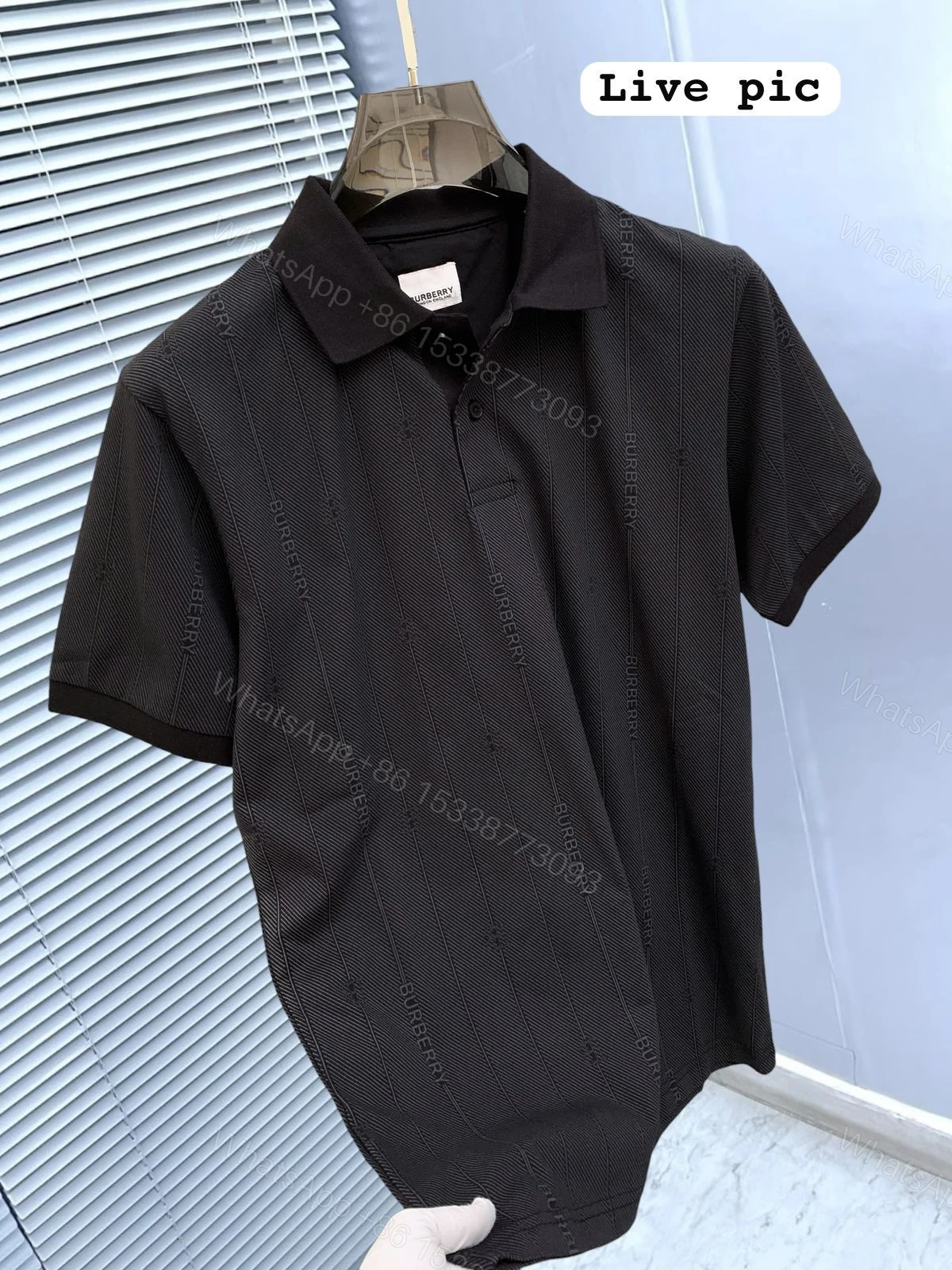 View 4 of First Copy Burberry Exclusive Polo Tee
