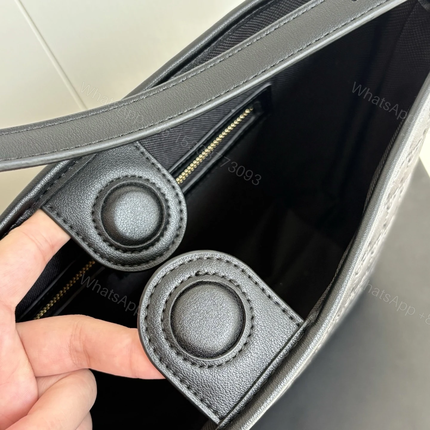 View 8 of Gucci Gg Emblem Small Shoulder Bag In Black Gg 26Cm