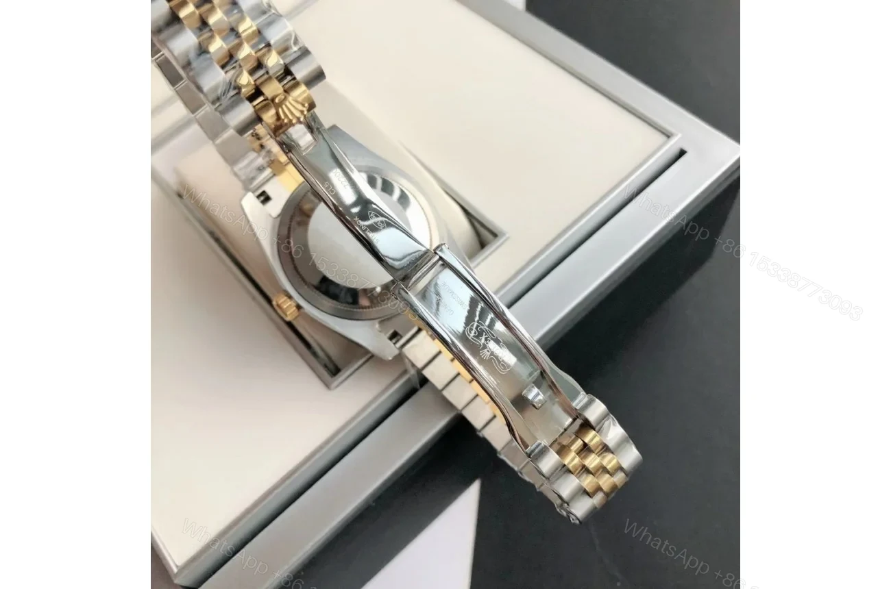 View 6 of Replica Rolex Datejust RG/SS Jub White/Dial 36/28 mm