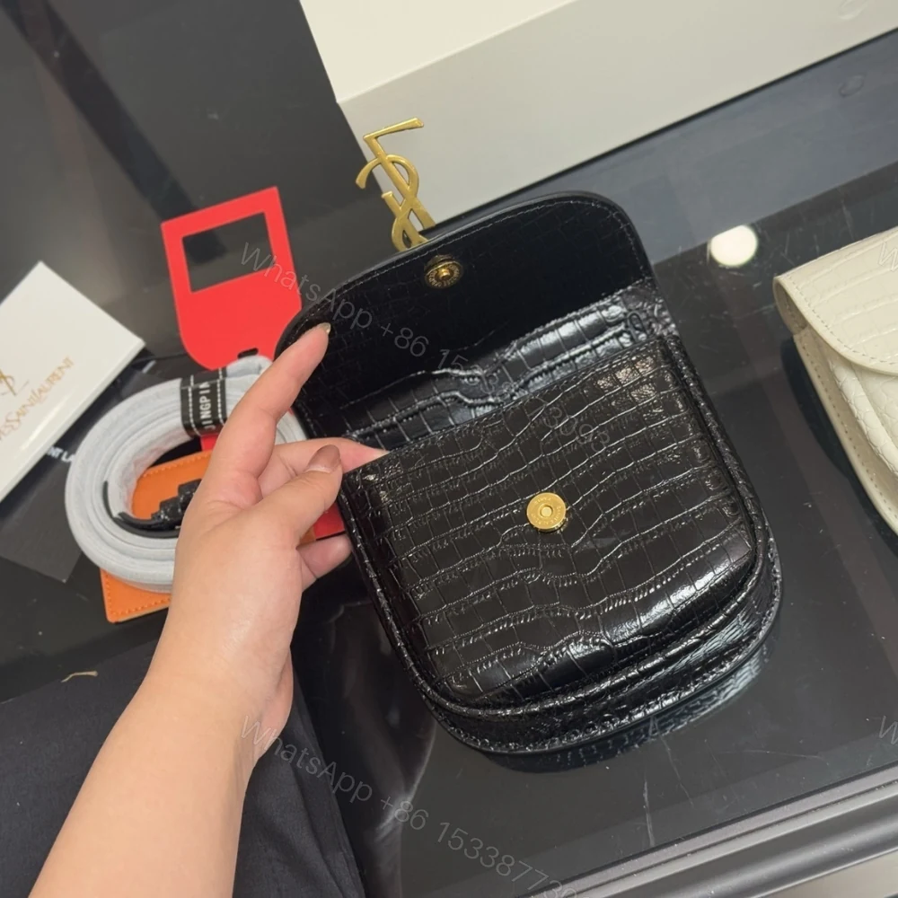 View 6 of Saint Laurent Kaia Small Satchel Shoulder Bag Black 17Cm