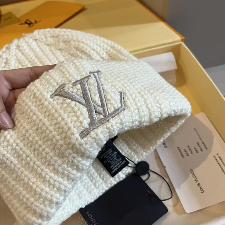 View 7 of Chunky Knit Beanie - Monogram Luxe, Everyday Comfort, Unisex Headwear