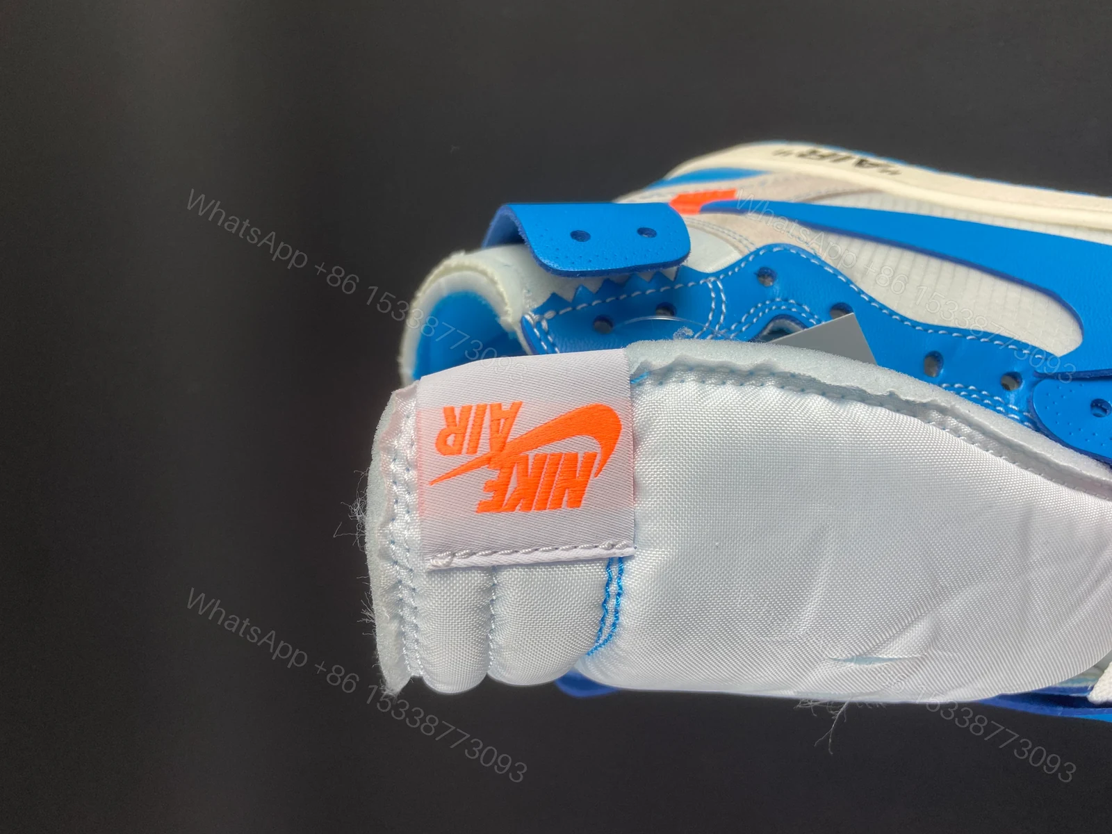 View 7 of Jordan 1 Retro High Off-White University Blue
