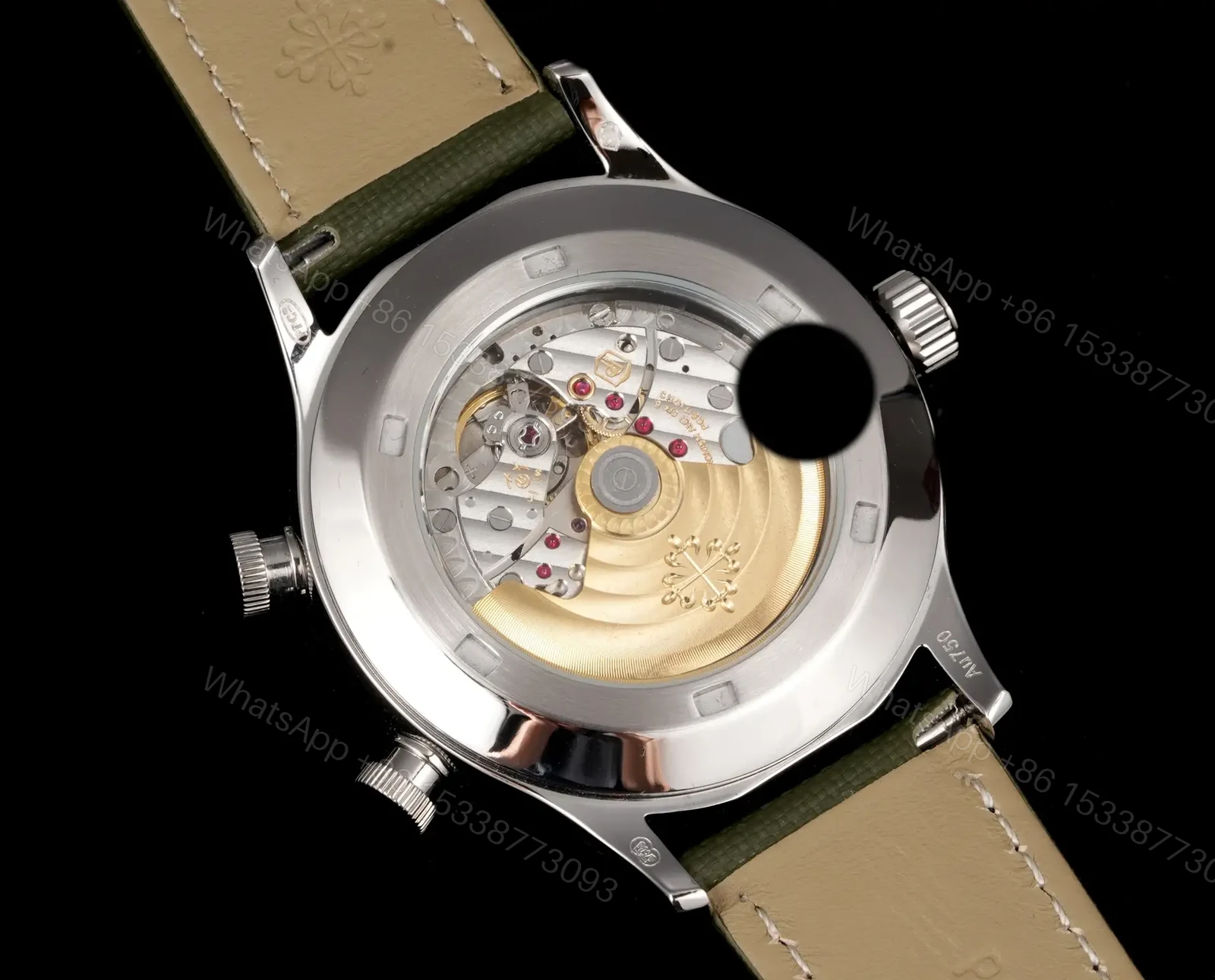 View 7 of Patek Philippe Calatrava Pilot Travel Time Fabric Strap 40mm Premium Edition PATEK-PILOT-TT-FAB-40