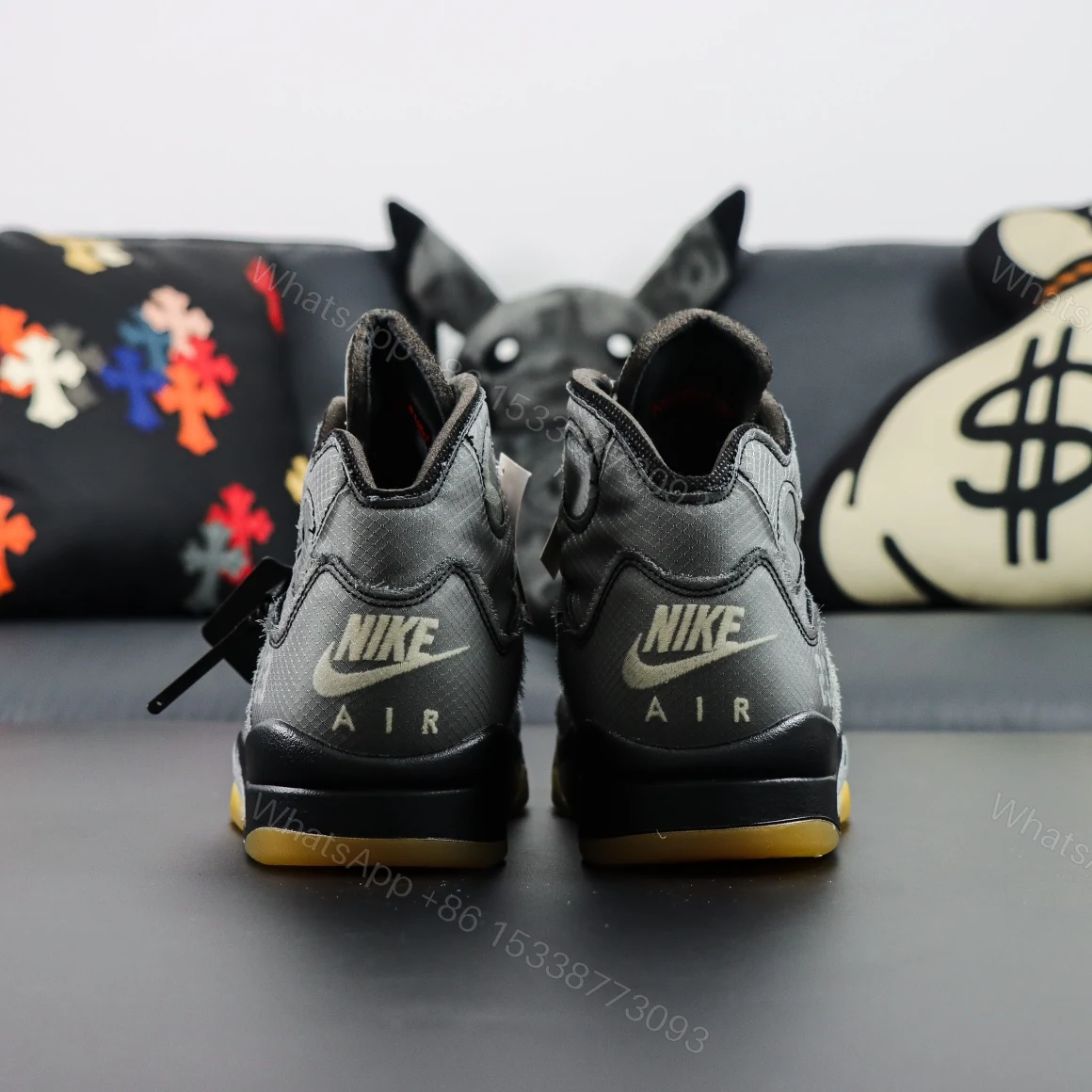 View 7 of Off White x Air Jordan 5 Retro SP Muslin Reps