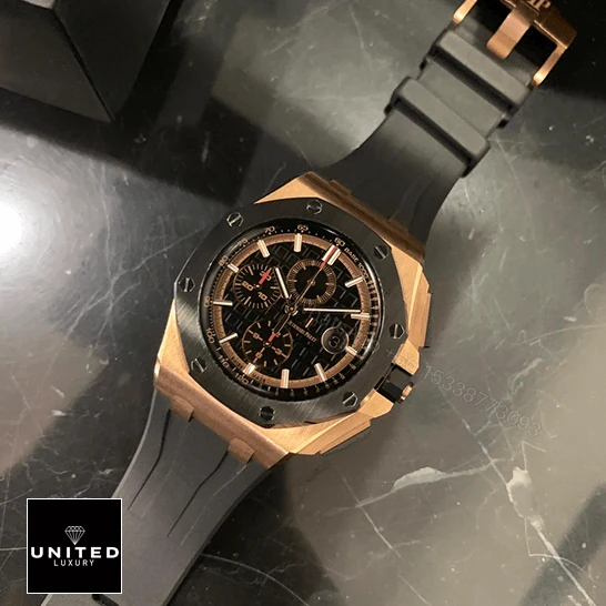 View 10 of Rose Gold AP Watch Replica