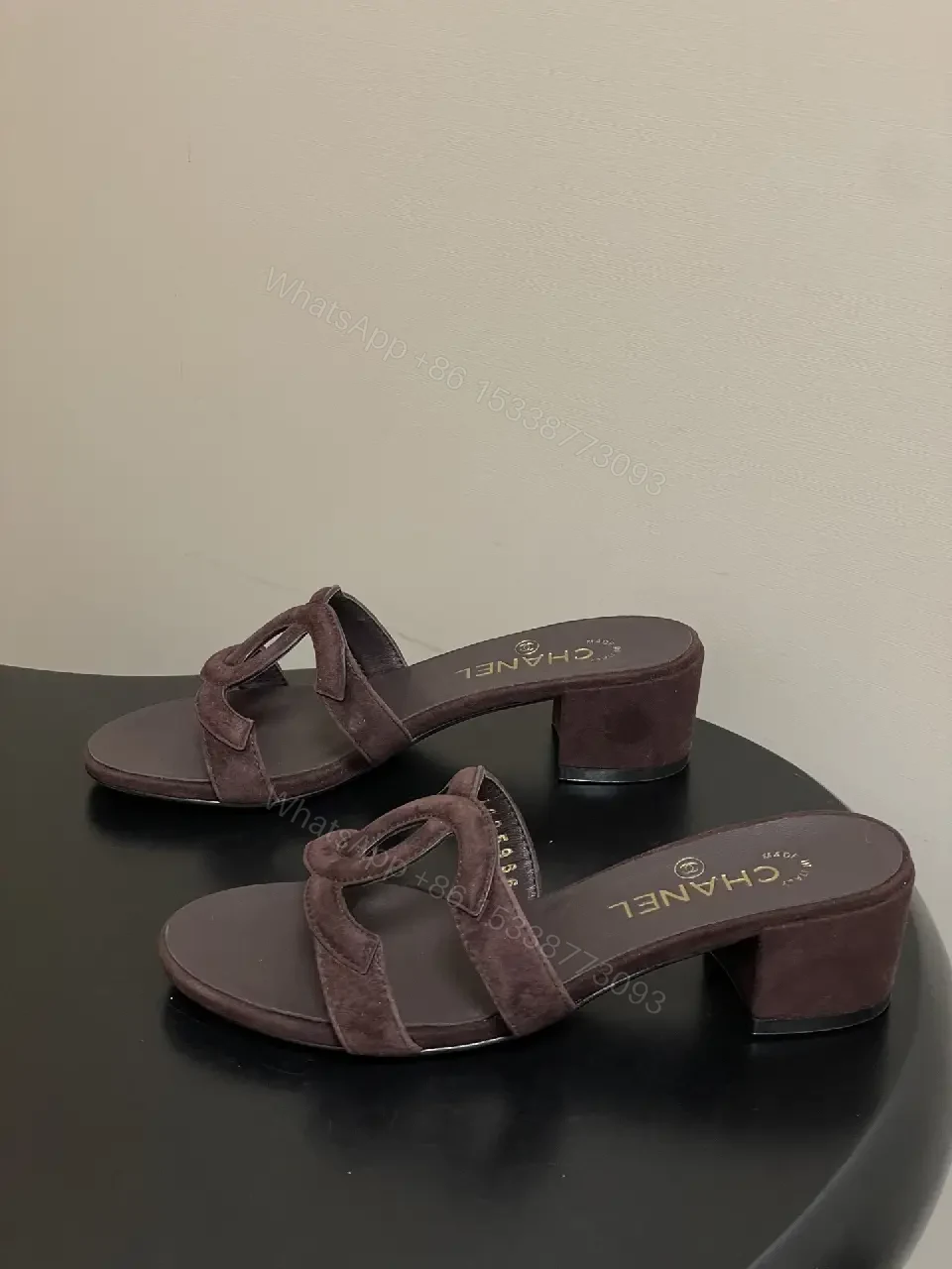 View 2 of Suede Block-Heel Sandals: Subtle Luxury, All-Day Comfort