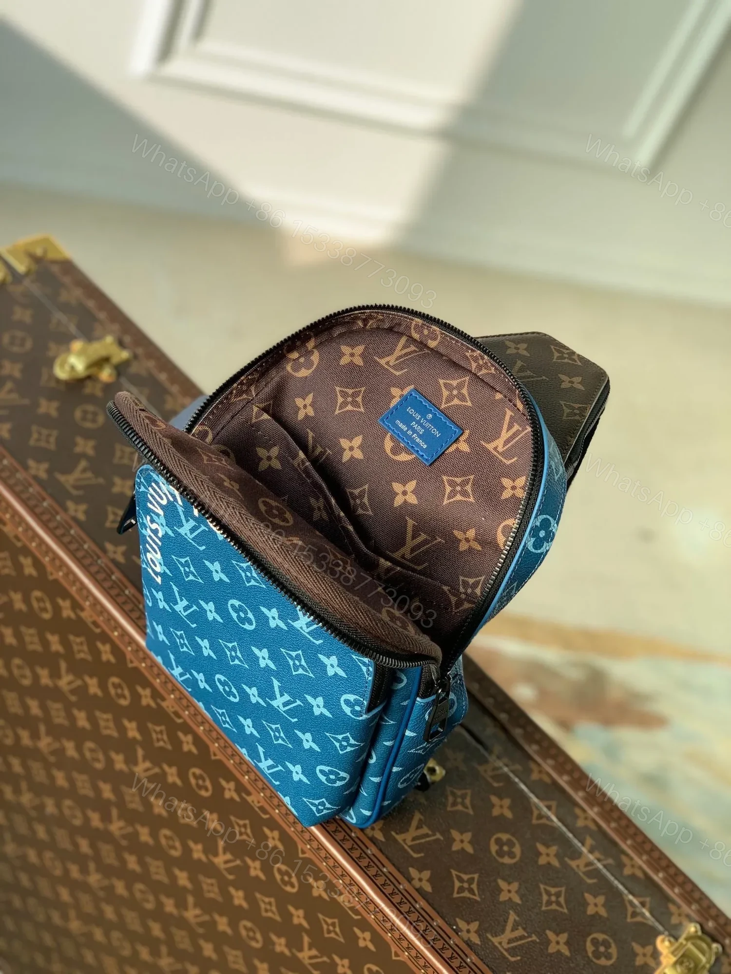 View 2 of LV avenue bag in Atlantic Blue