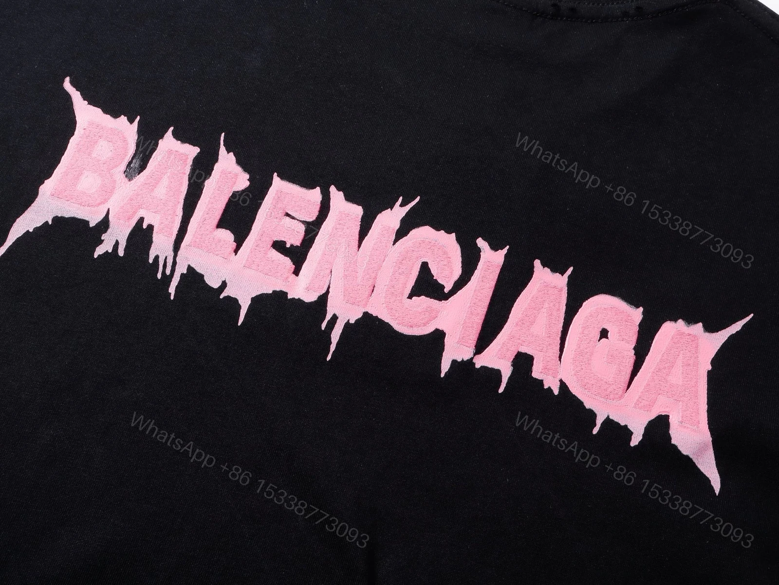View 2 of Balenciaga Clothes Pink embroidery pattern