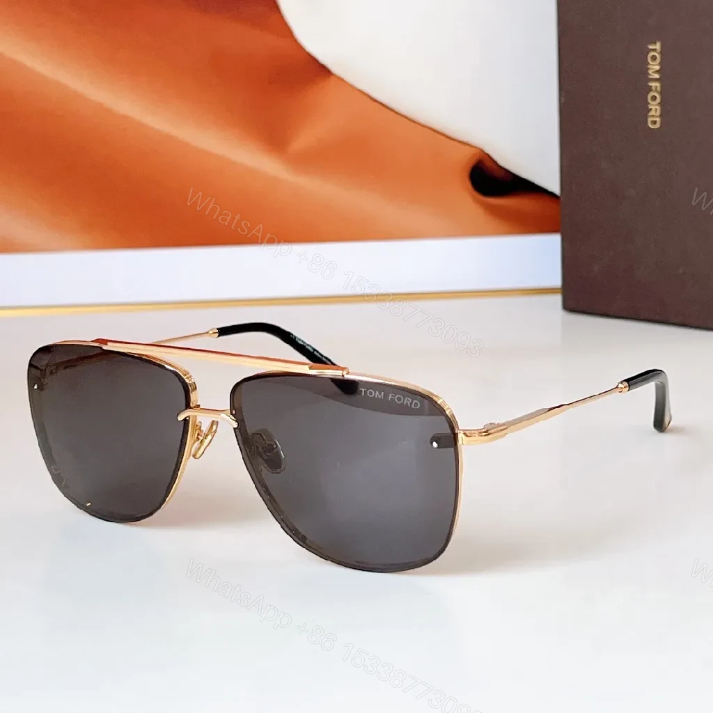 View 8 of Matte Black Aviator Sunglasses: Polarized Gradient Lenses