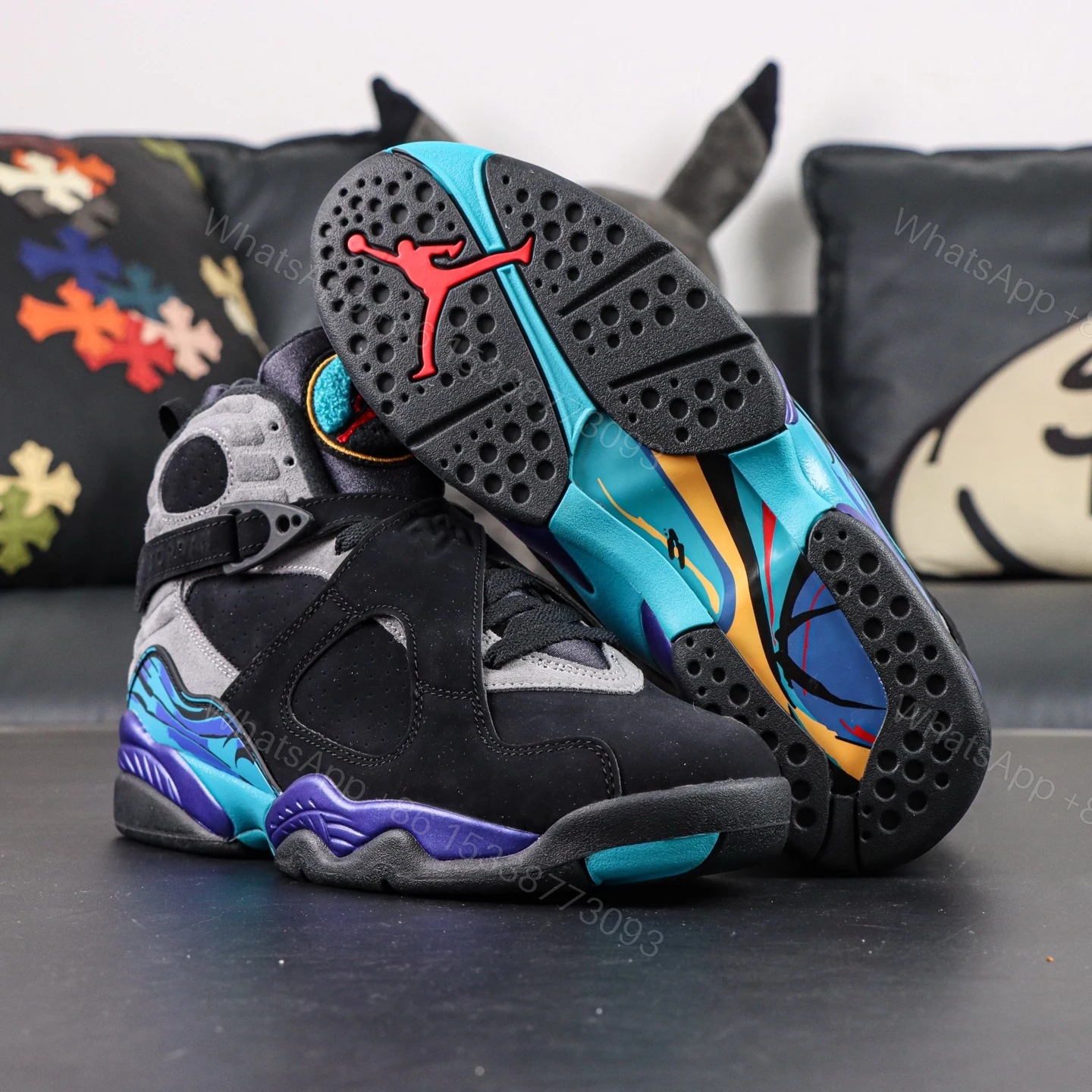 View 3 of Air Jordan 8 Retro “Aqua” 2025 Reps