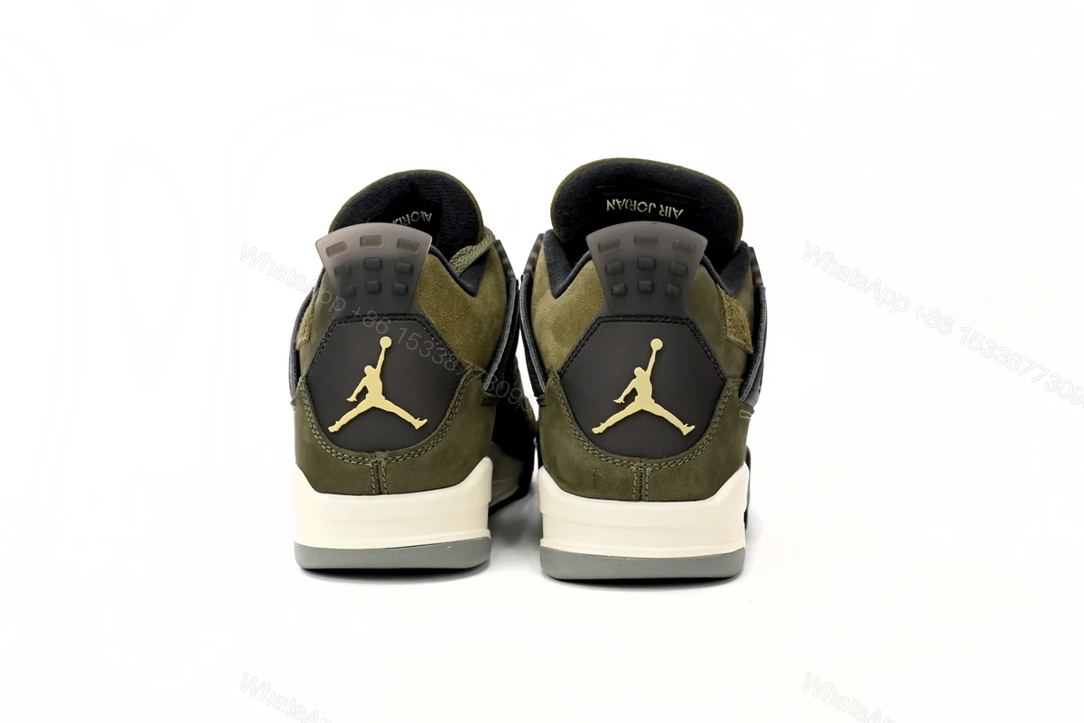 View 3 of Air Jordan 4 Retro Craft Medium Olive FB9927-200
